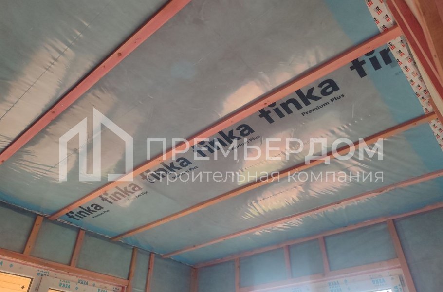 Фото со стройплощадок - Каркасный дом 13,5×11 м.