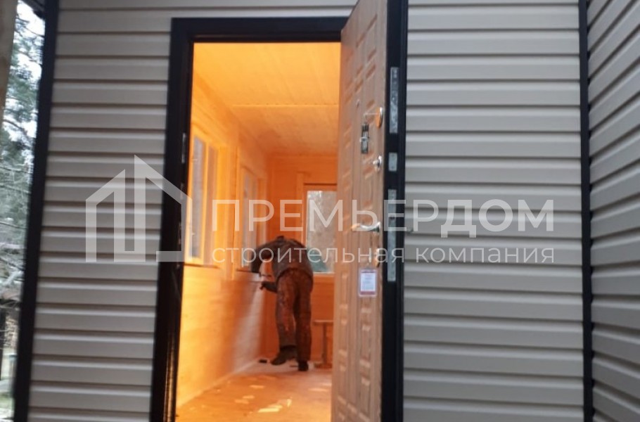 Фото со стройплощадок - Каркасный дом 8.5х9 м