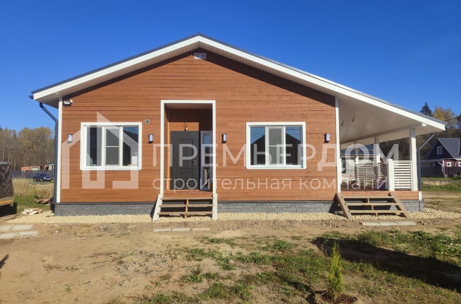 Фото со стройплощадок - Каркасный дом 11,7х11,5 м.