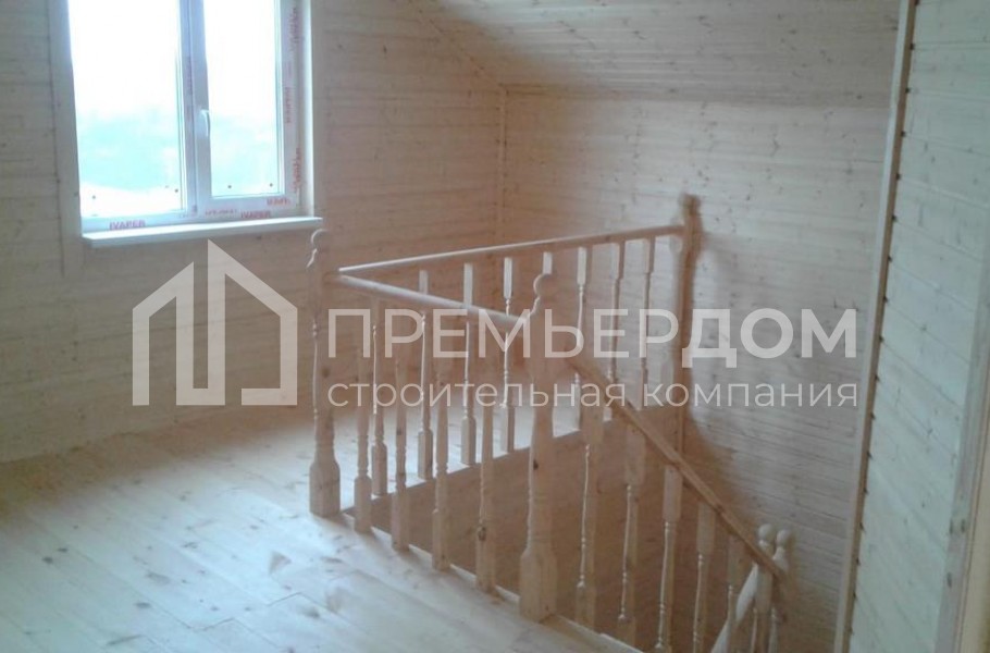 Фото со стройплощадок - Каркасный дом 8х9 м. (выставочный образец)
