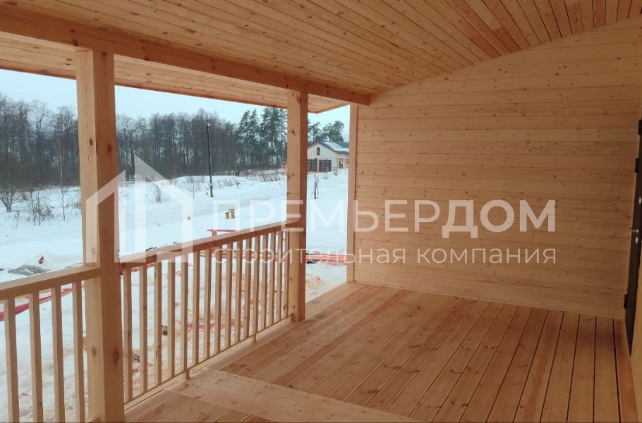 Фото со стройплощадок - Каркасный дом 12х10 м.