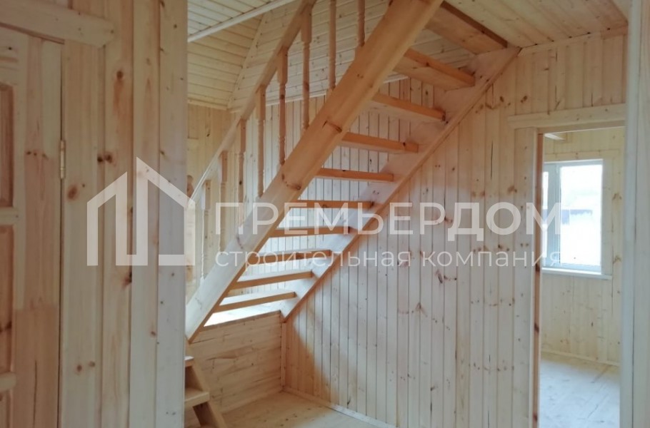 Фото со стройплощадок - Каркасный дом 7х9 м.