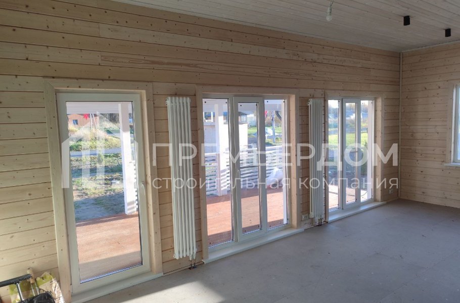 Фото со стройплощадок - Каркасный дом 11,7х11,5 м.