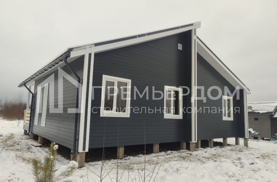 Фото со стройплощадок - Каркасный дом 12х10 м.