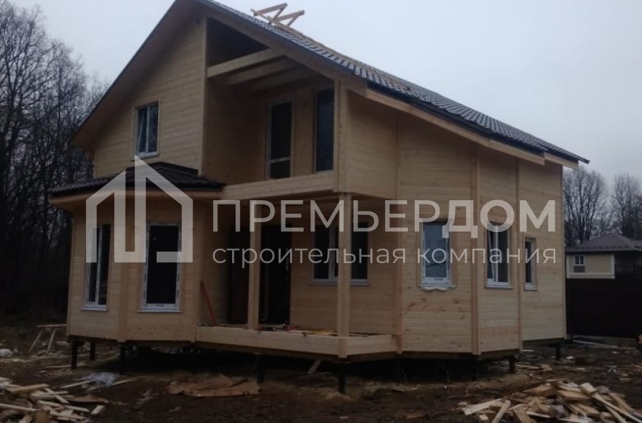 Фото со стройплощадок - Дом по проекту К-126