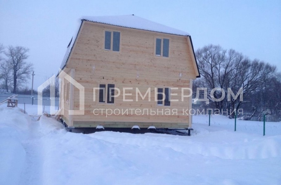Фото со стройплощадок - Дом по проекту Д-36