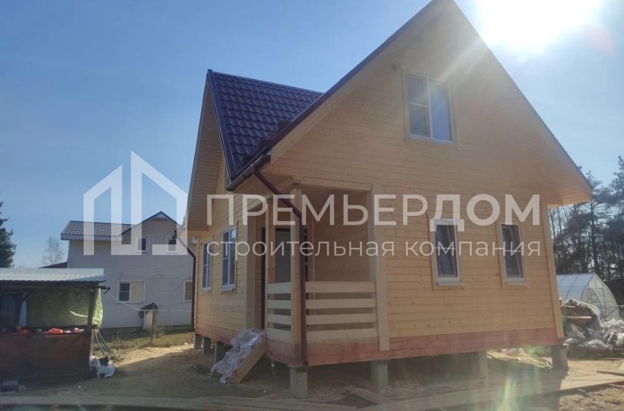Фото со стройплощадок - Каркасный дом 6х8 м.