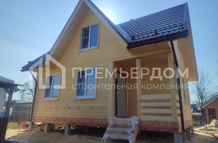 Фото со стройплощадок - Каркасный дом 6х8 м.