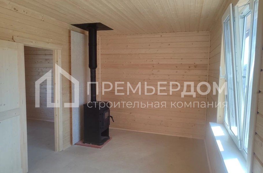 Фото со стройплощадок - Каркасный дом 6х8 м.