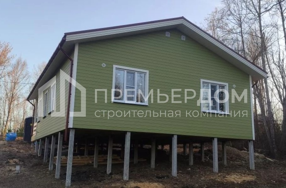 Фото со стройплощадок - Каркасный дом 9х12,5 м.