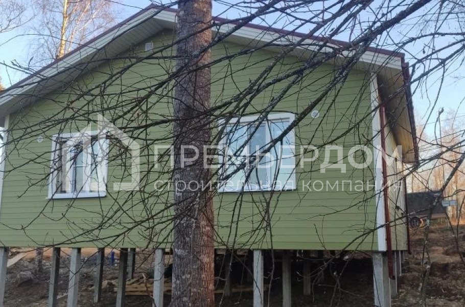 Фото со стройплощадок - Каркасный дом 9х12,5 м.