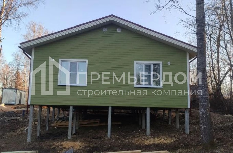 Фото со стройплощадок - Каркасный дом 9х12,5 м.