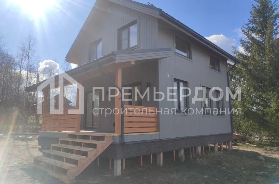 Фото со стройплощадок - Каркасный дом 6х9 м.