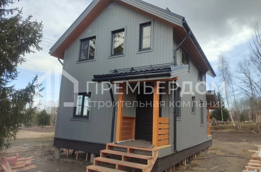 Фото со стройплощадок - Каркасный дом 6х9 м.