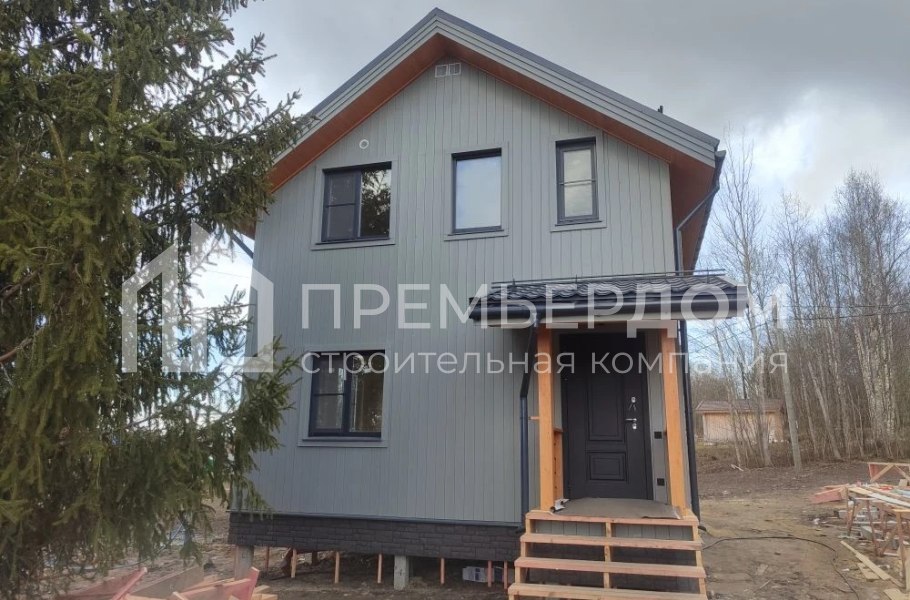 Фото со стройплощадок - Каркасный дом 6х9 м.