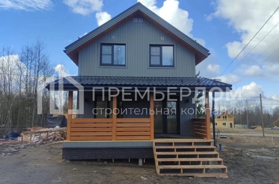 Фото со стройплощадок - Каркасный дом 6х9 м.
