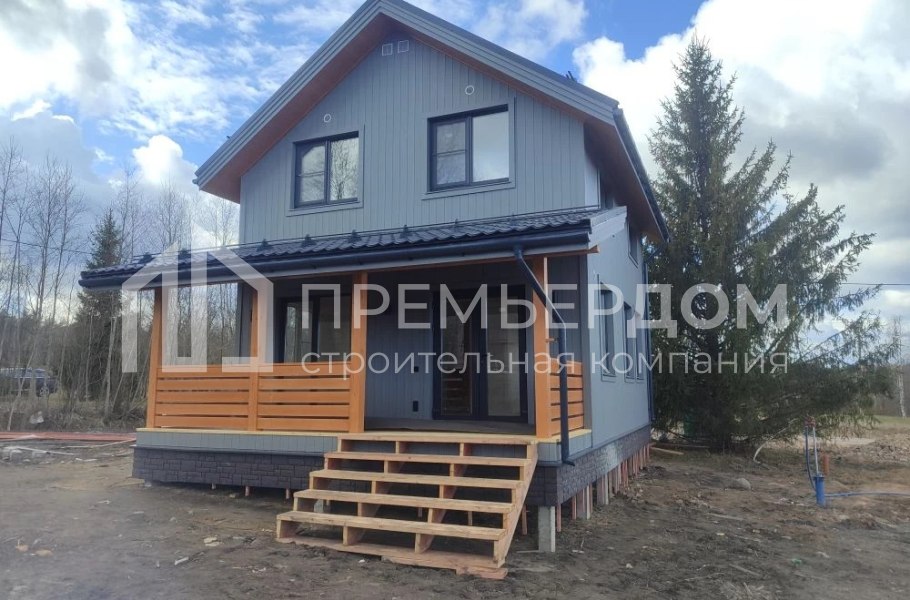 Фото со стройплощадок - Каркасный дом 6х9 м.