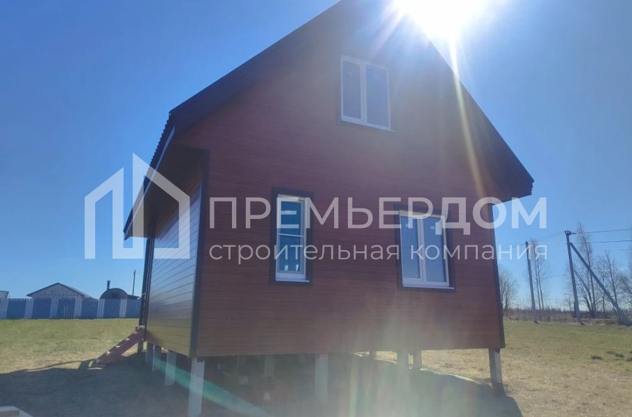Фото со стройплощадок - Каркасный дом 6х8,5 м