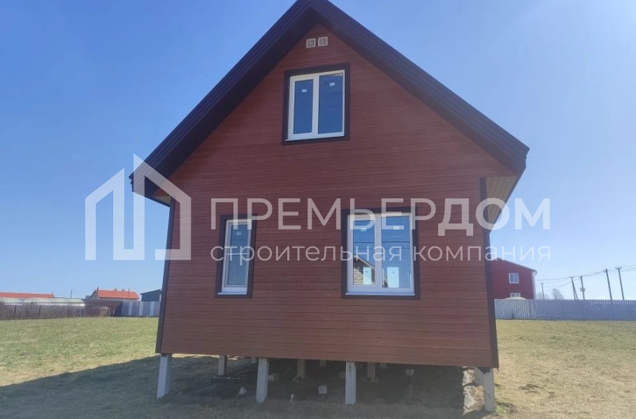 Фото со стройплощадок - Каркасный дом 6х8,5 м