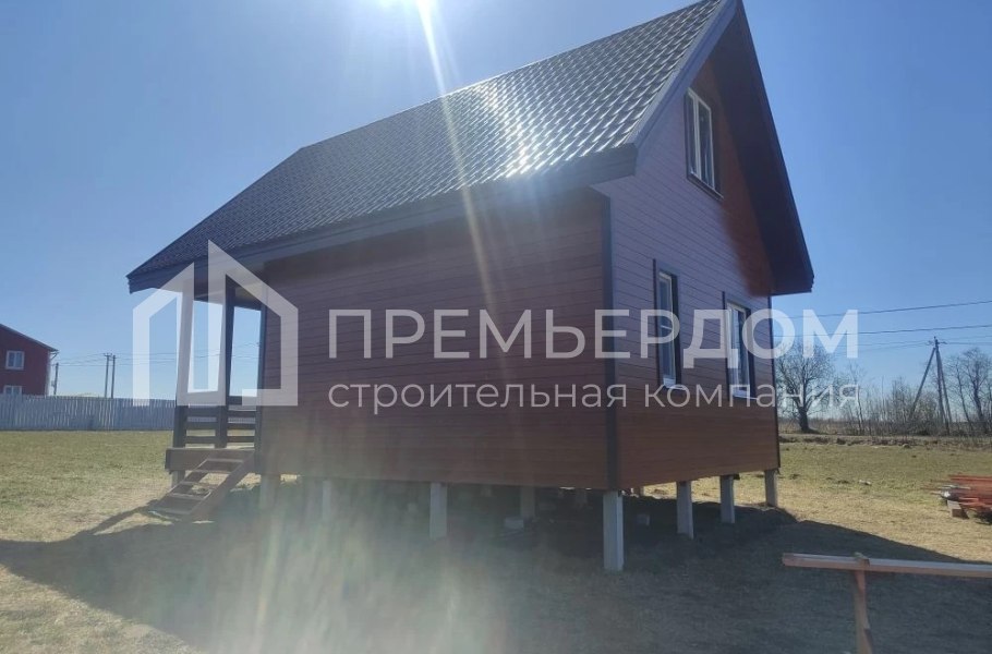 Фото со стройплощадок - Каркасный дом 6х8,5 м