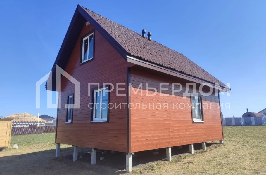 Фото со стройплощадок - Каркасный дом 6х8,5 м