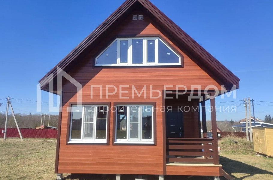 Фото со стройплощадок - Каркасный дом 6х8,5 м