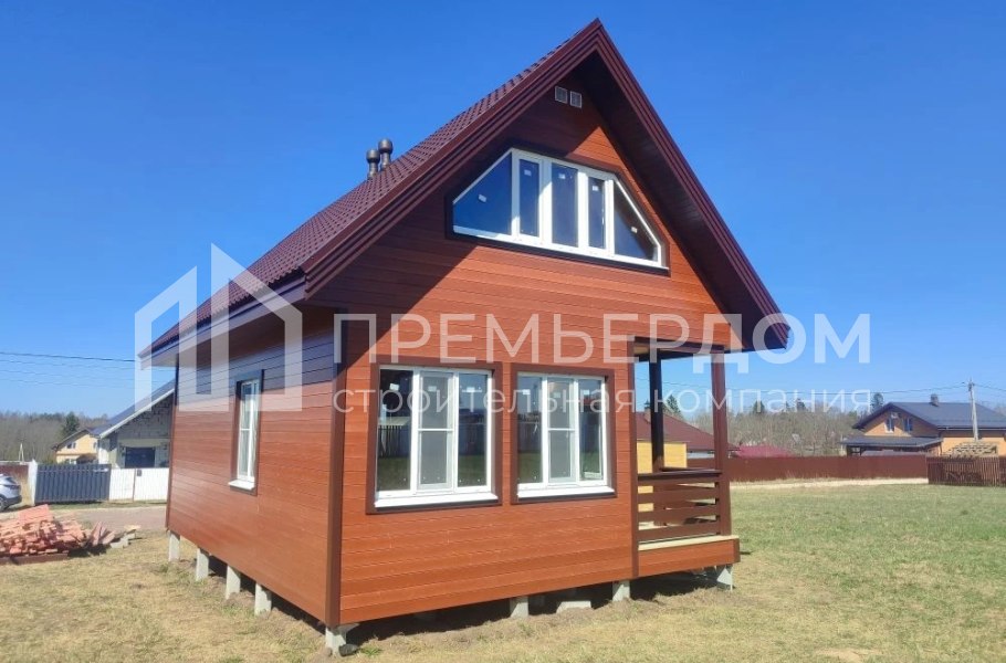 Фото со стройплощадок - Каркасный дом 6х8,5 м