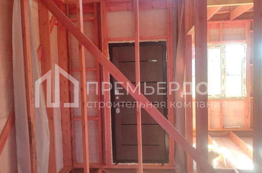 Фото со стройплощадок - Каркасный дом 6х8,5 м