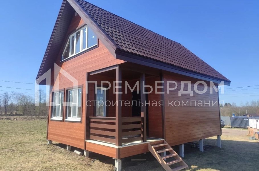 Фото со стройплощадок - Каркасный дом 6х8,5 м