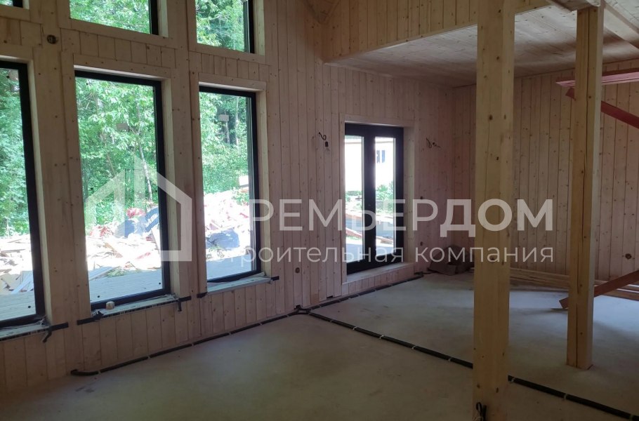 Фото со стройплощадок - Каркасный дом 7,5х12 м.