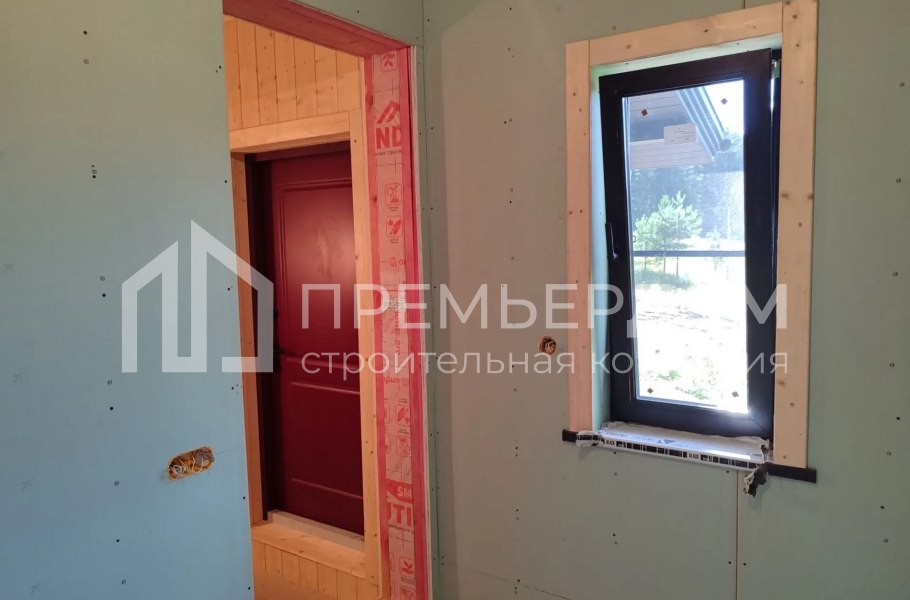 Фото со стройплощадок - Каркасный дом 7,5х12 м.