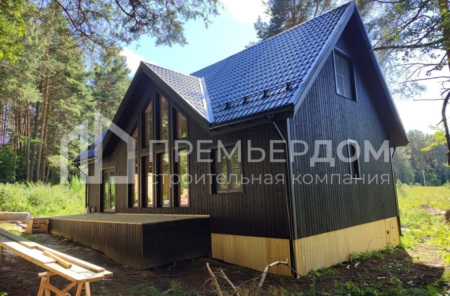Фото со стройплощадок - Каркасный дом 7,5х12 м.