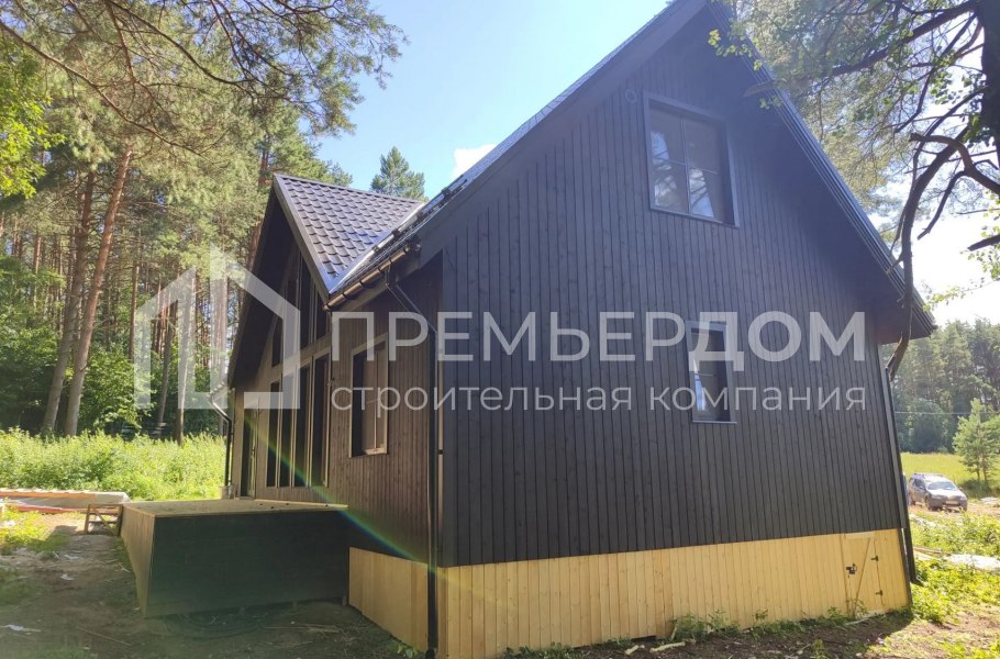 Фото со стройплощадок - Каркасный дом 7,5х12 м.