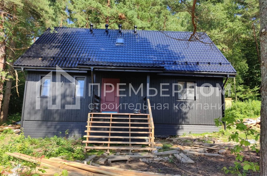 Фото со стройплощадок - Каркасный дом 7,5х12 м.