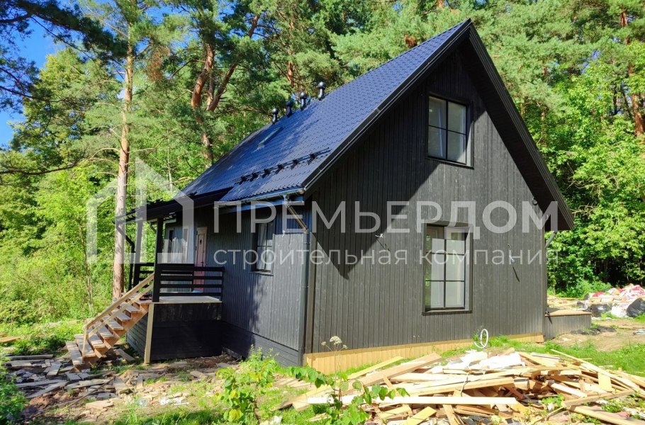 Фото со стройплощадок - Каркасный дом 7,5х12 м.
