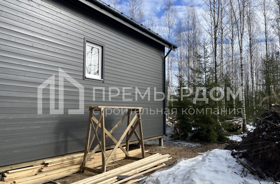 Фото со стройплощадок - Каркасный дом 9,5х10,5 м.