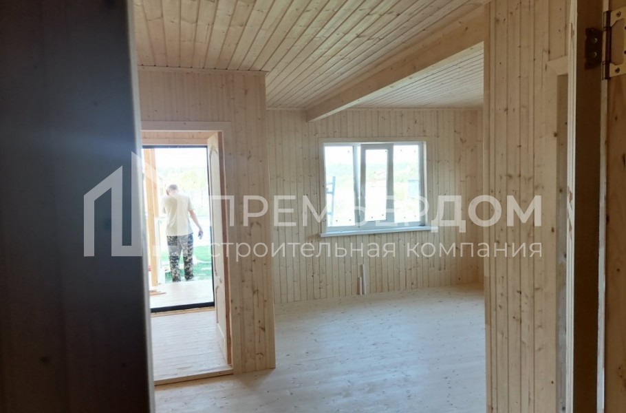 Фото со стройплощадок - Каркасный дом 8х11 м.
