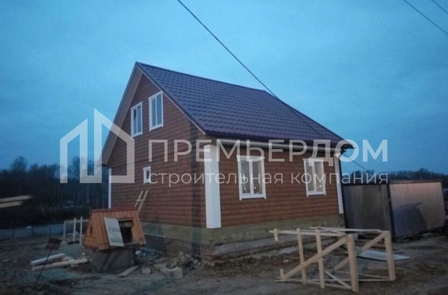 Фото со стройплощадок - Баня по проекту Б-24