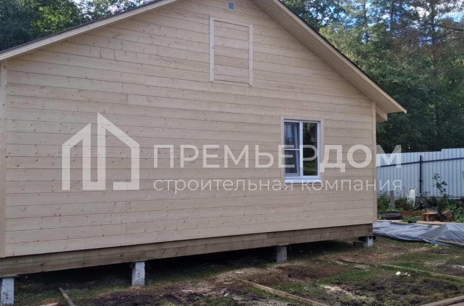 Фото со стройплощадок - Каркасный дом 9х10 м.