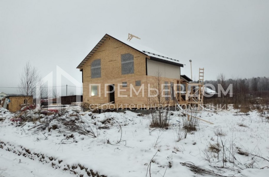 Фото со стройплощадок - Дом по проекту К-30