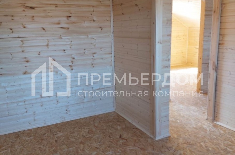 Фото со стройплощадок - Каркасный дом 8х8 м.