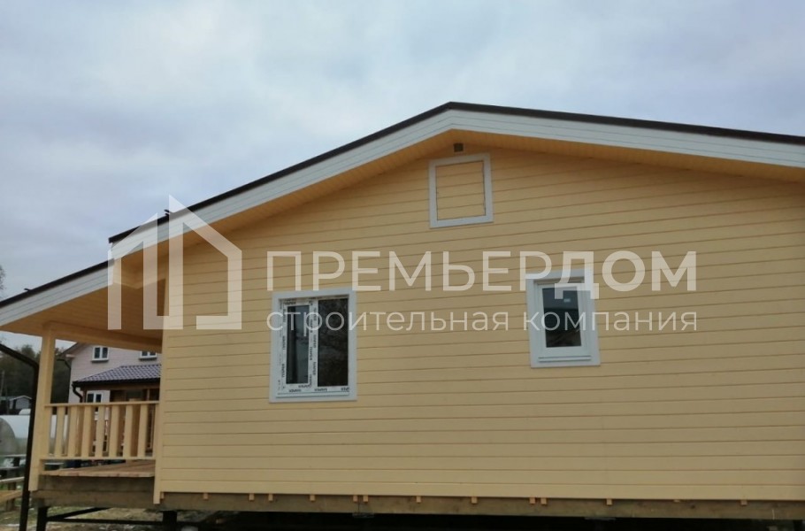 Фото со стройплощадок - Каркасный дом 10×10 м.