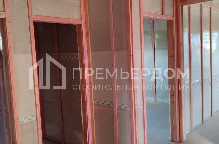 Фото со стройплощадок - Каркасный дом 10х12 м