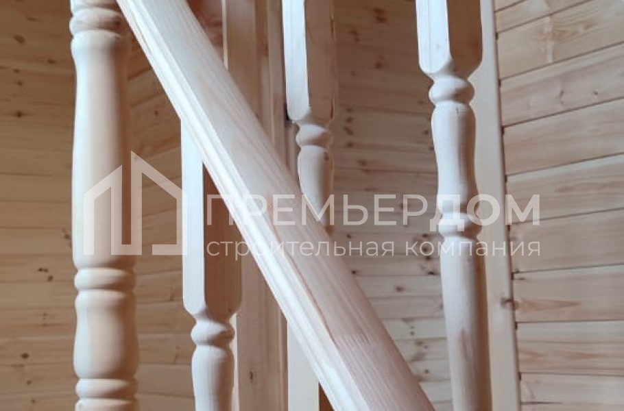 Фото со стройплощадок - Дом из бруса 6х7,2 м