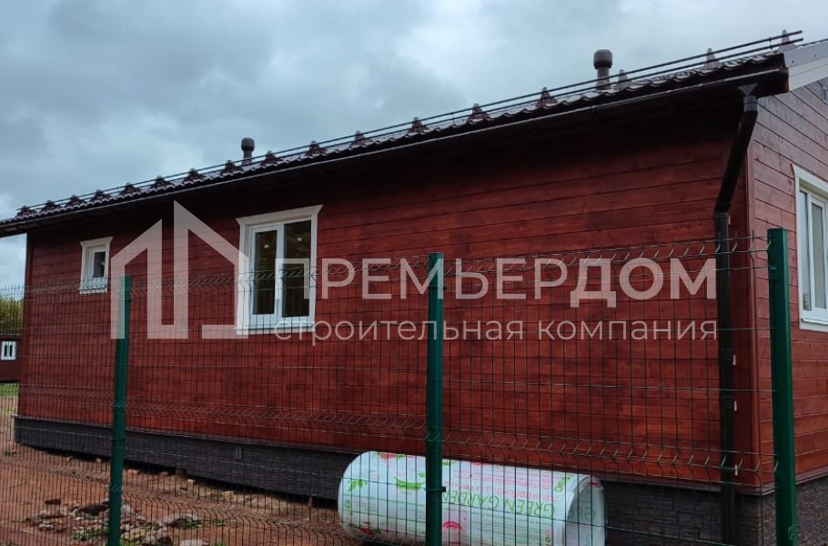 Фото со стройплощадок - Каркасный дом 8,5х11 м 