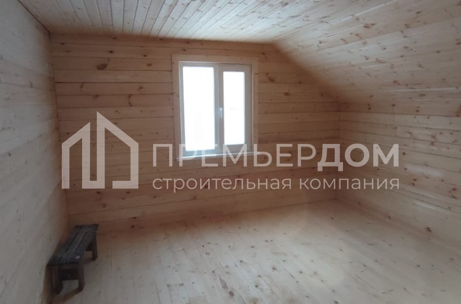 Фото со стройплощадок - Дом из бруса 8х9 м.