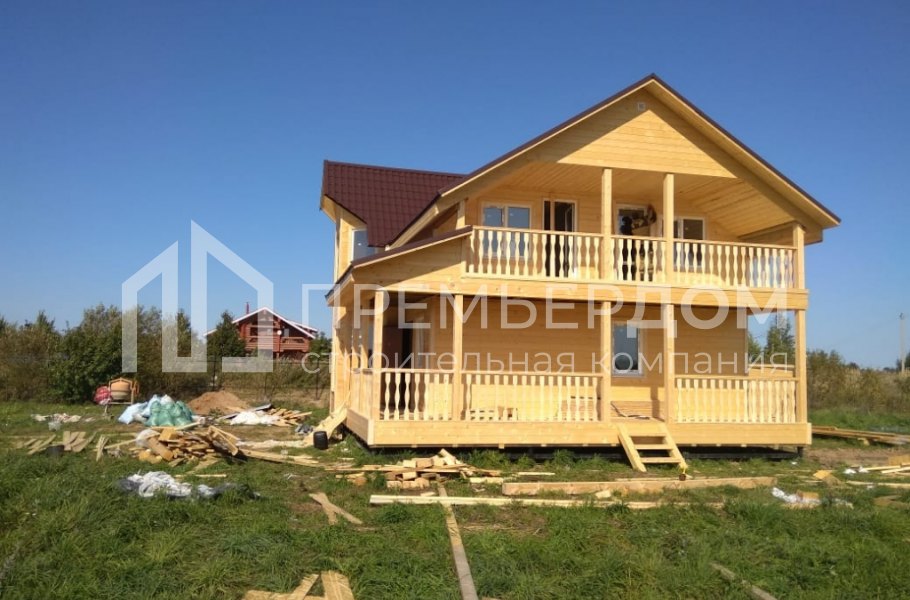 Фото со стройплощадок - Дом по проекту К-127