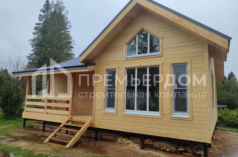 Фото со стройплощадок - Каркасный дом 9х10 м.