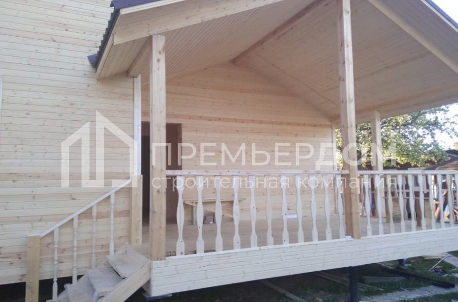 Фото со стройплощадок - Каркасный дом 10.5х11.5 м.