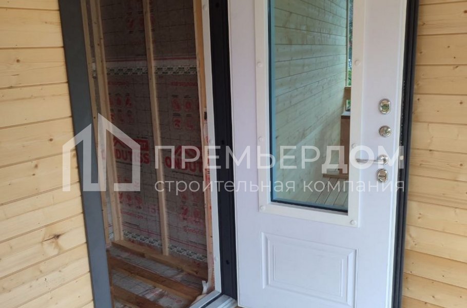 Фото со стройплощадок - Каркасный дом 9х10 м.